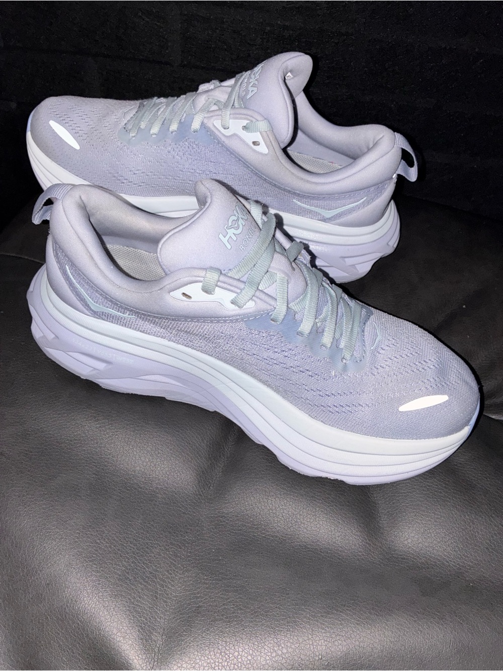 Hoka Women's Lavender Athletic Running Shoes - Picture 3 of 9